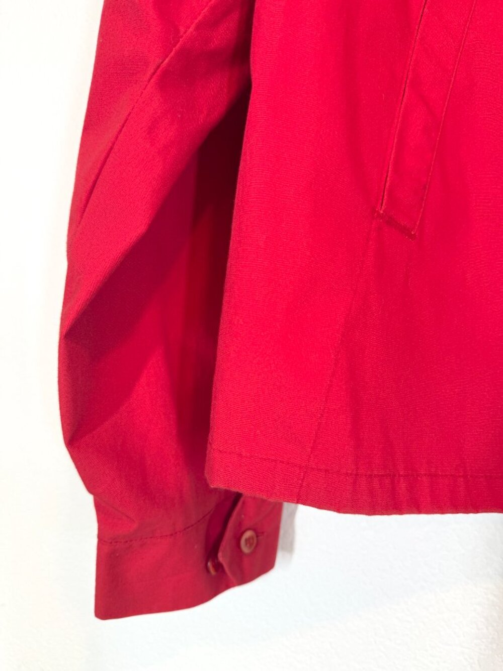 Vintage Red Jacket XL Retro 80s 90s Workwear Lightweight Streetwear Preppy - Picture 6 of 8